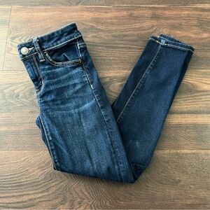 American Eagle Outfitters Dark Blue Skinny Jeans Juniors size 00 short